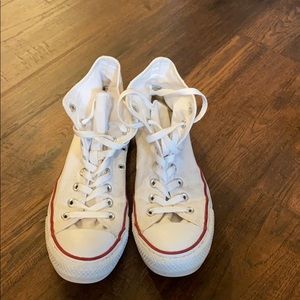 white converse high tops